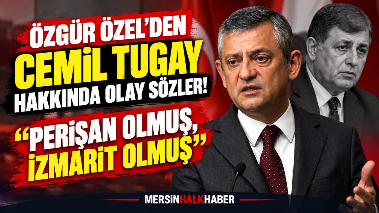Özgür Özel'den Cemil Tugay hakkında olay sözler! "Perişan olmuş, izmarit olmuş"