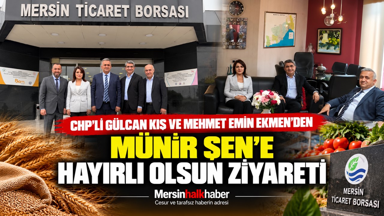 GÜLCAN KIŞ VE MEHMET EMİN EKMEN’DEN MÜNİR ŞEN’E HAYIRLI OLSUN ZİYARETİ